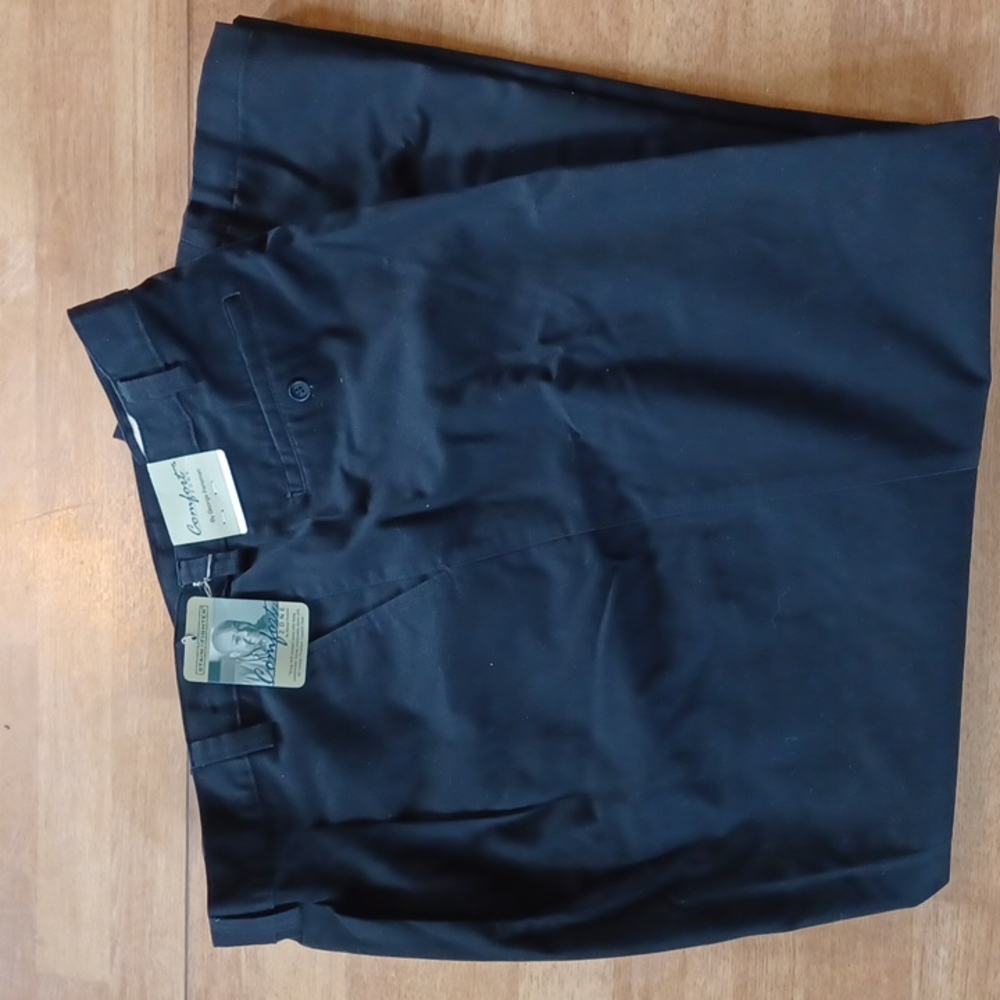 Big & Tall pants mens George Foreman size 62x31 inches  pleated front bl…